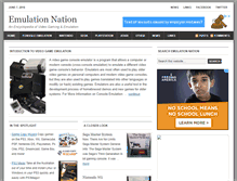 Tablet Screenshot of emulationnation.com